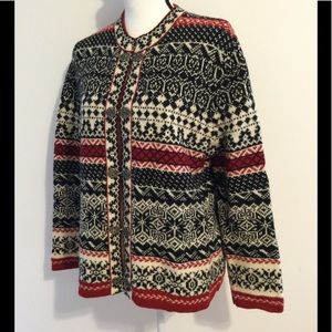 Susan Bristol, 100% Wool Sweater, Sz L